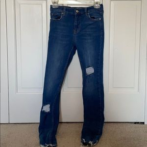 Free people jeans with rips